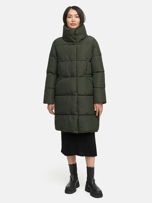 Marikoo women’s quilted jacket Yukanii with hood & zip pockets - Image 4