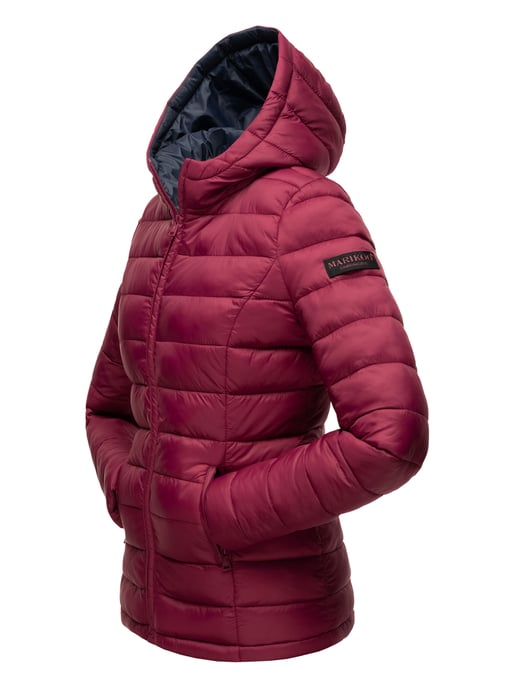 Marikoo women’s quilted jacket Lucy with hood & light padding - Image 5