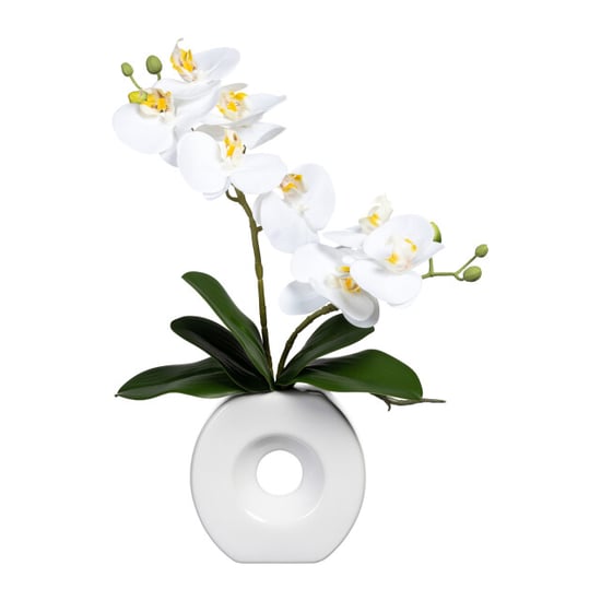 Kopu ® kunstbloem te orchidee 35 cm in mooie te vaas phalenopsis - Image 1