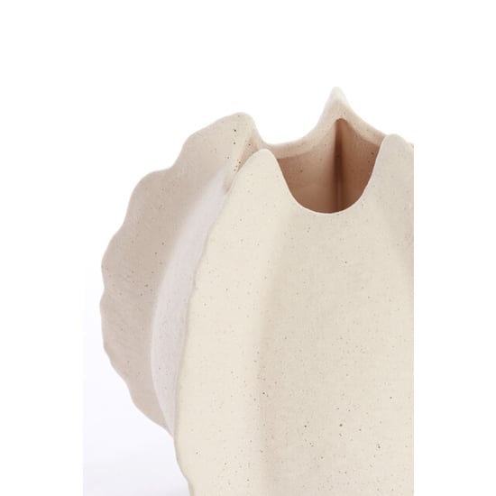 Light & Living vaas deco 26,5x26x23 cm kelapa keramiek crème - Image 3