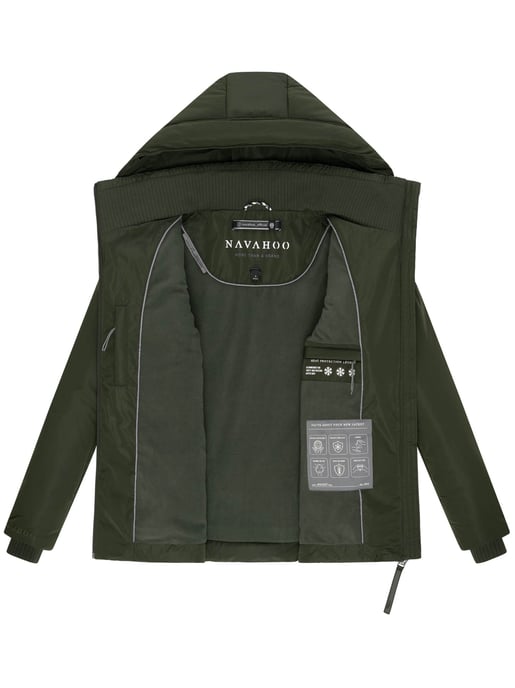 Navahoo dames gewatteerde jas Flüsterfee 14 – licht, warm & modern - Image 4