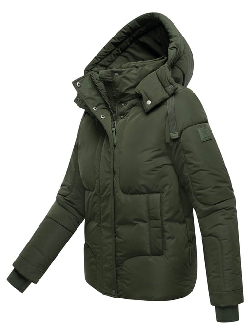 Navahoo women’s quilted jacket Zauberlicht with fleece lining & hood - Image 2