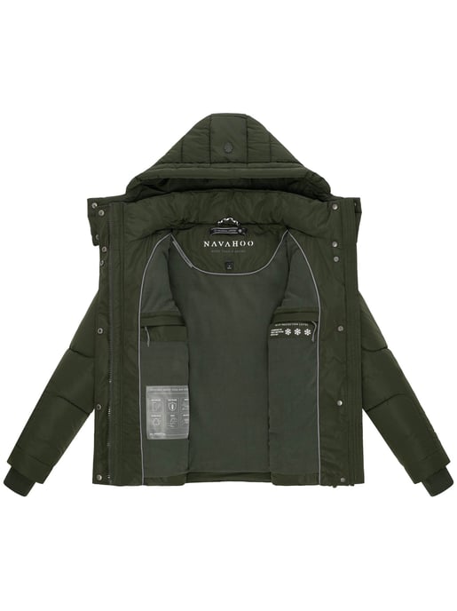 Navahoo women’s quilted jacket Zauberlicht with fleece lining & hood - Image 4