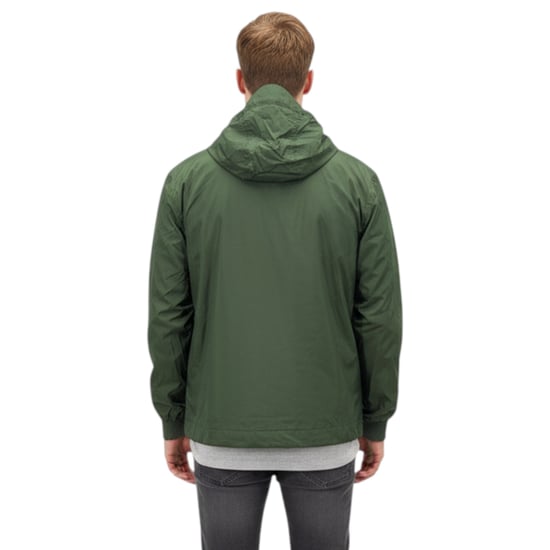 Toplook Mens Showerproof Jacket Relax Fit Lightweight Hooded Windbreaker Coat - Image 2