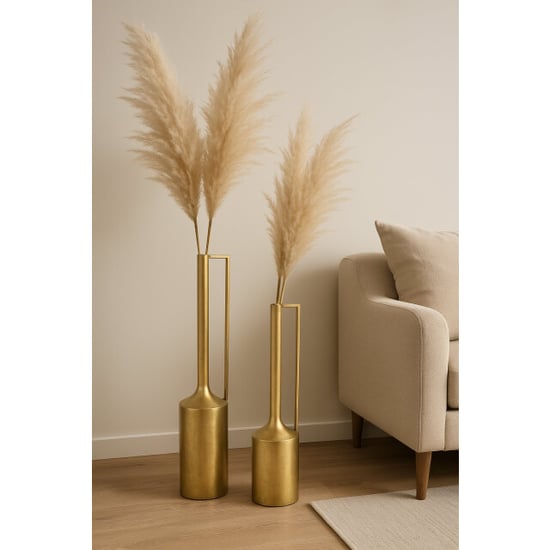 Casa di Elturo Deco vaas met handvat metaal - xl Ø17 x 60 cm - Image 5