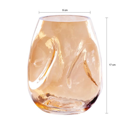 QUVIO Vaas gekreukt maat s glas - - Image 6