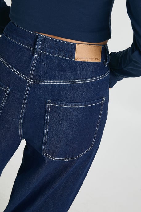 Mid Waist Loose Fit Skater Jean - Image 5
