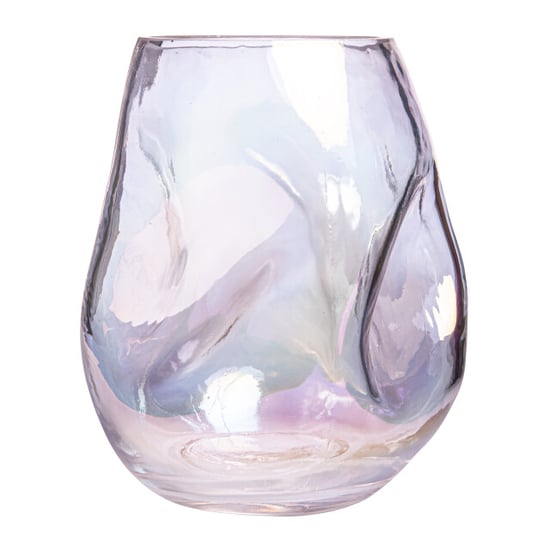 QUVIO Vaas ingedeukt maat s glas parelmoer - Image 1