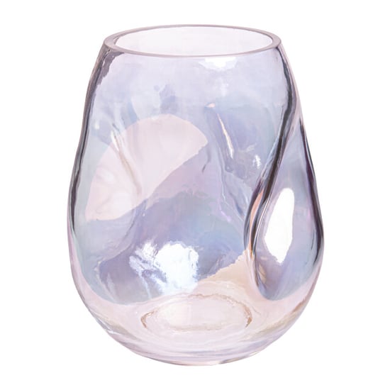 QUVIO Vaas ingedeukt maat s glas parelmoer - Image 2