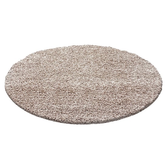 Muratap Basic rond shaggy vloerkleed hoogpolig- 120 cm rond - Image 1