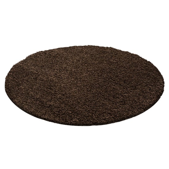Muratap Basic rond shaggy vloerkleed hoogpolig- 200 cm rond - Image 1
