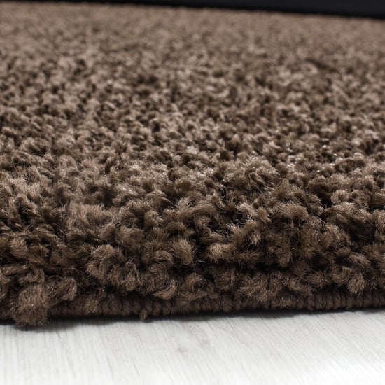 Muratap Basic rond shaggy vloerkleed hoogpolig- 200 cm rond - Image 2