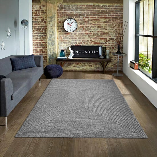 Muratap Corda binnen & buiten vloerkleed effen gevlochten rechthoek tuin balkon laagpolig 80x200 cm - Image 1