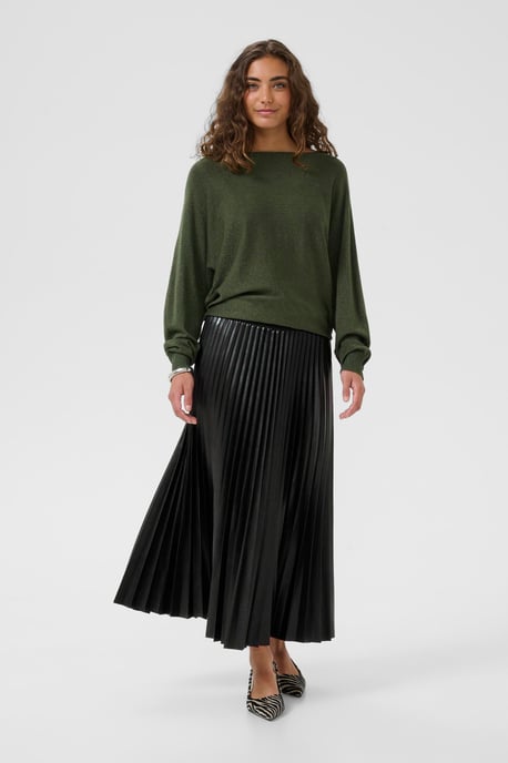 CUteda Pleated Skirt Skirt A-shape - Image 1