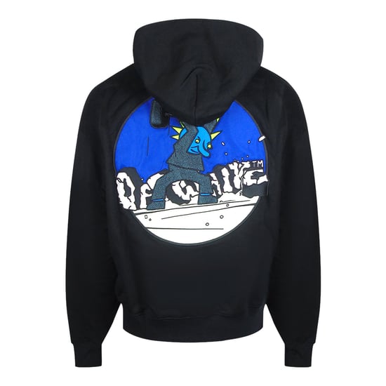 Off-white Hammer Skate Zip Hoodie Black - Image 3