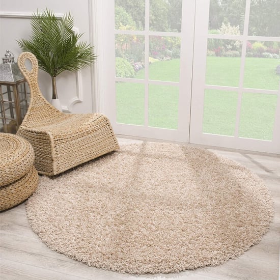 Muratap Loca shaggy rond vloerkleed hoogpolig- 150 cm rond - Image 1