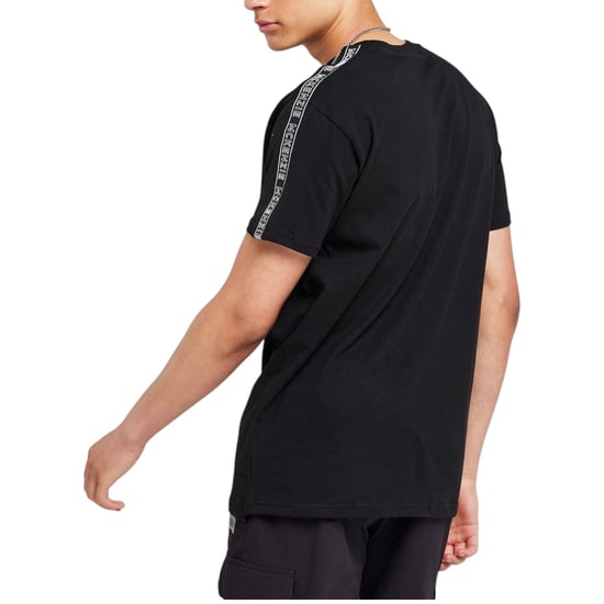 McKenzie Mens T Shirts Logo Tape Crew Neck Short Sleeve Summer Cotton T-Shirt - Image 3