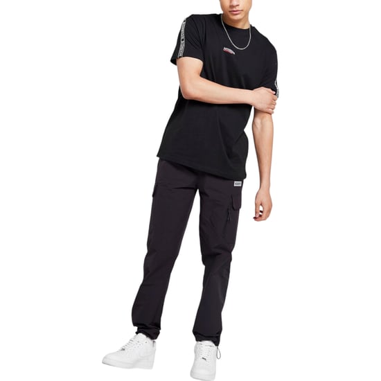 McKenzie Mens T Shirts Logo Tape Crew Neck Short Sleeve Summer Cotton T-Shirt - Image 4