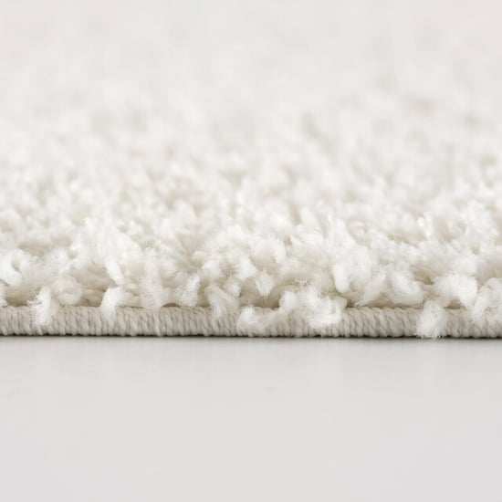 Muratap Loca shaggy vloerkleed creme hoogpolig- 80x150 cm - Image 5