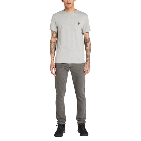 Timberland Mens T Shirts Classic Logo Summer Crew Neck Dunstan River Tops New - Image 3