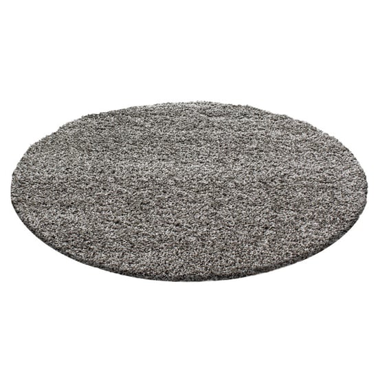 Muratap Basic rond shaggy vloerkleed hoogpolig- 200 cm rond - Image 1