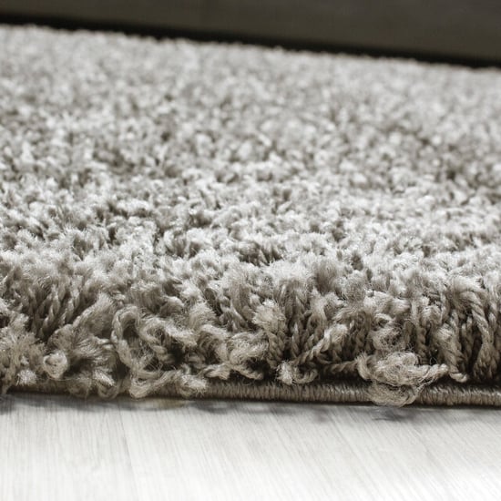 Muratap Basic rond shaggy vloerkleed hoogpolig- 200 cm rond - Image 2