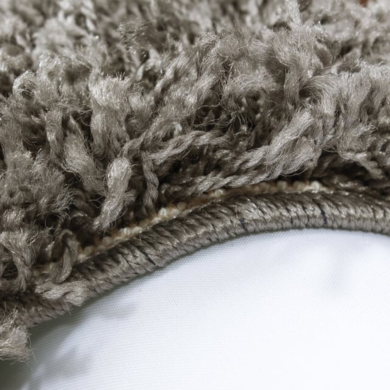 Muratap Basic rond shaggy vloerkleed hoogpolig- 200 cm rond - Image 3
