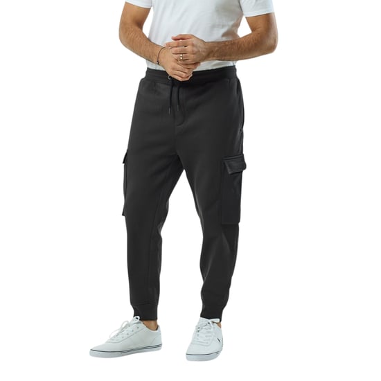 Mens Cargo Joggers Zip Pockets Fleece Gym Trousers Cotton Bottom Track Pants New - Image 6