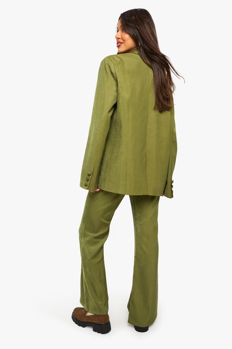 Tailored Slim Flare Trousers - Image 2
