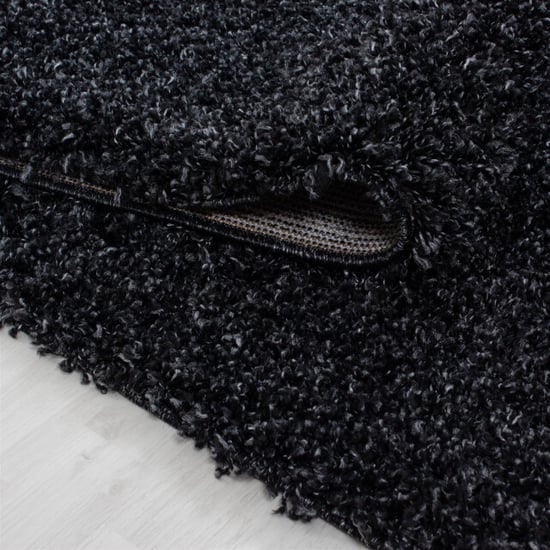 Muratap Basic shaggy vloerkleed antraciet hoogpolig- 140x200 cm - Image 2