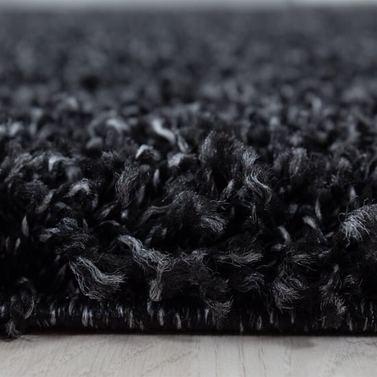 Muratap Basic shaggy vloerkleed antraciet hoogpolig- 140x200 cm - Image 3