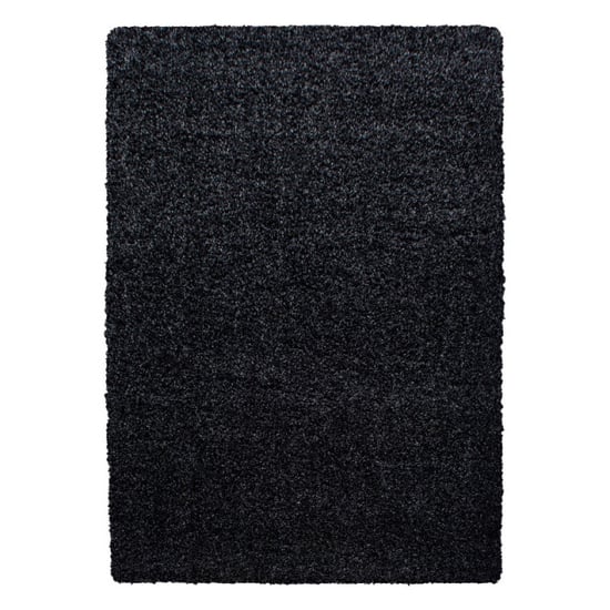 Muratap Basic shaggy vloerkleed antraciet hoogpolig- 140x200 cm - Image 4