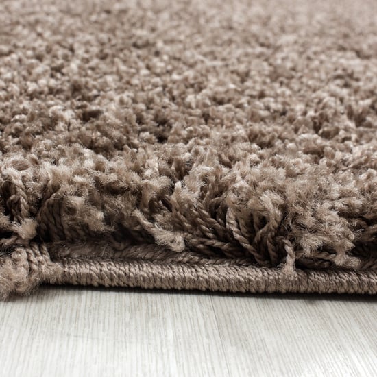 Muratap Basic shaggy vloerkleed caramel hoogpolig- 240x340 cm - Image 3