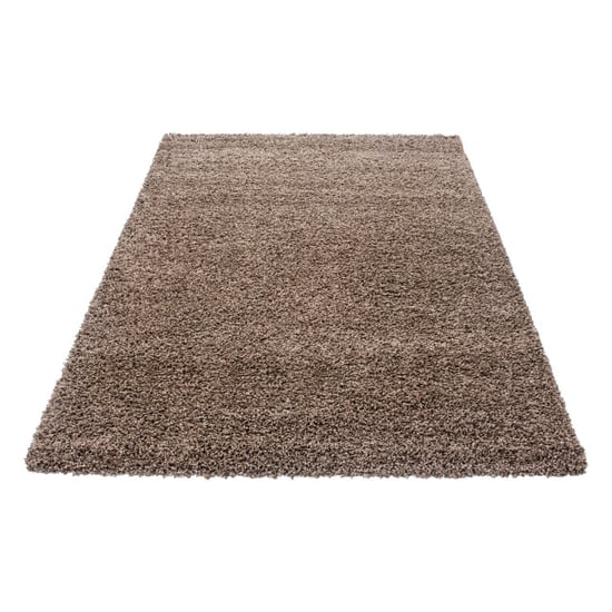 Muratap Basic shaggy vloerkleed caramel hoogpolig- 160x230 cm - Image 3
