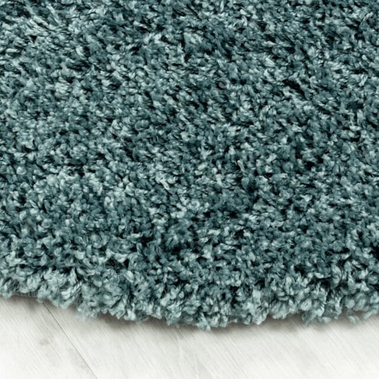 Muratap Monaco soft rond shaggy hoogpolig vloerkleed blauw / 120 cm rond - Image 3