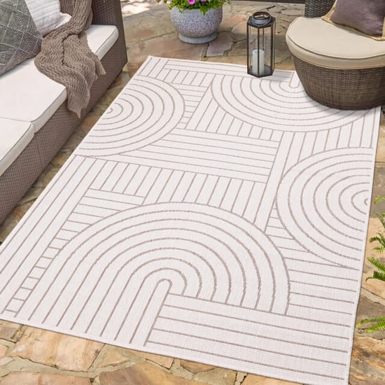 Muratap Duo binnen en buiten vloerkleed dubbelzijdig outdoor laagpolig tapijt 120x170 cm - Image 3