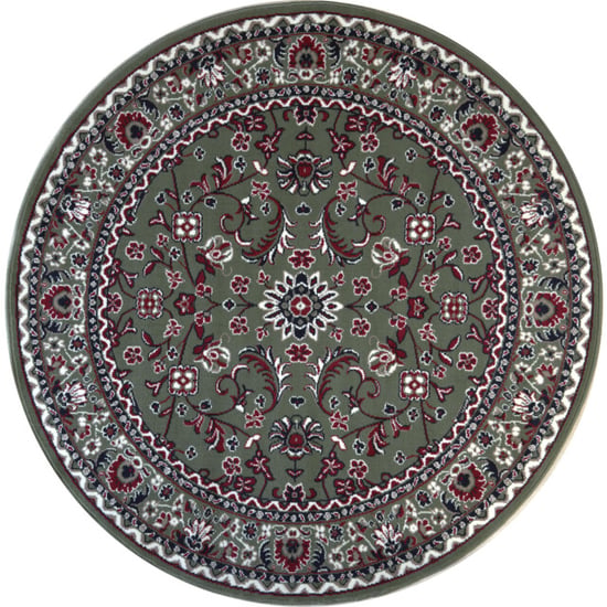 Muratap Nain klassiek rond laagpolig oosters vloerkleed vintage tapijt - - Image 1