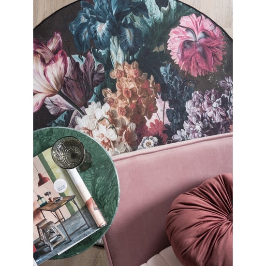 Home67 Vloerkleed flores rond ø120 cm - Image 2