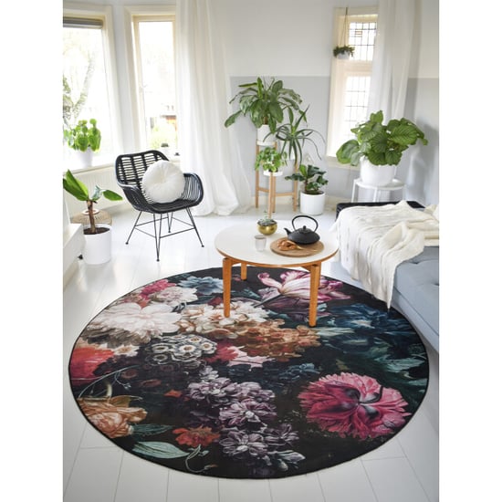 Home67 Vloerkleed flores rond ø120 cm - Image 3