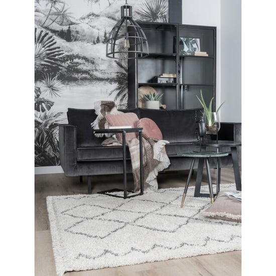 Home67 Vloerkleed marrakesh cream 200 x 280 cm - Image 3