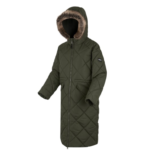 Regatta Womens/Ladies Freyla Padded Jacket (Dark Khaki) - Image 3