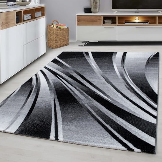 Muratap Parma design vloerkleed / grijs laagpolig- 120x170 cm - Image 1