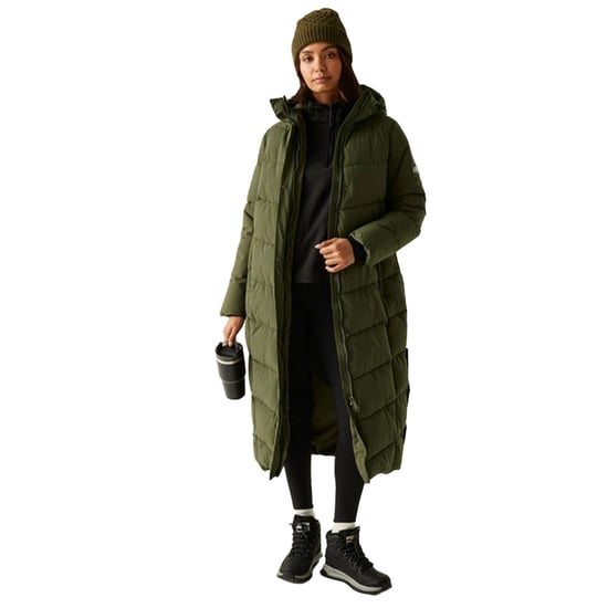 Regatta Womens/Ladies Eloria Padded Jacket (Dark Khaki) - Image 5