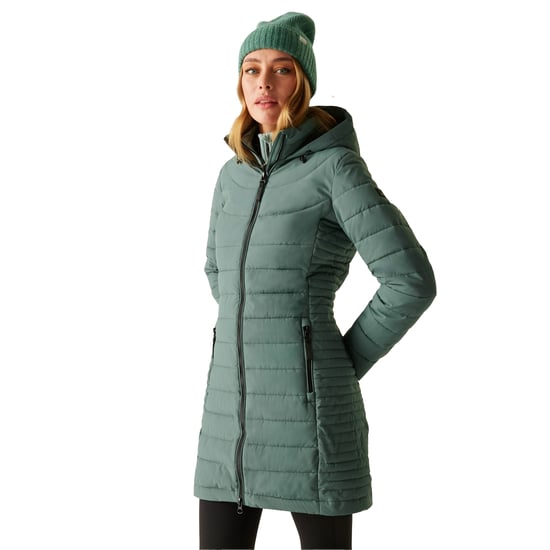 Regatta Womens/Ladies Andria Padded Jacket (Spruce Green) - Image 4