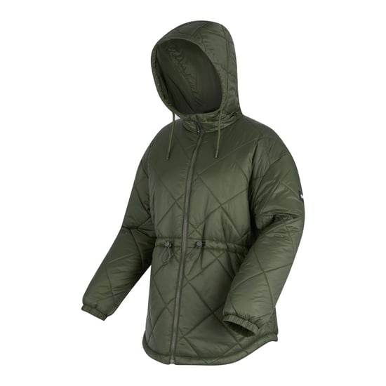 Regatta Womens/Ladies Ivey Quilted Jacket (Dark Khaki) - Image 3