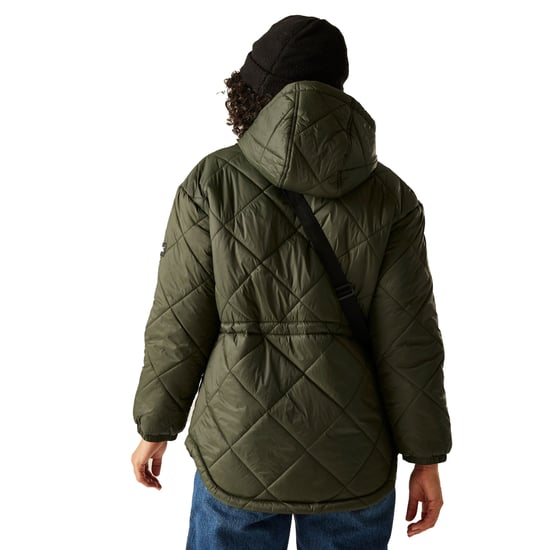 Regatta Womens/Ladies Ivey Quilted Jacket (Dark Khaki) - Image 4