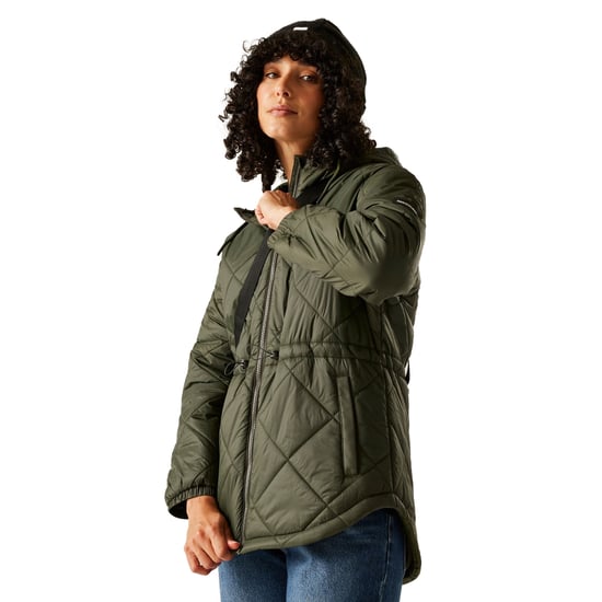 Regatta Womens/Ladies Ivey Quilted Jacket (Dark Khaki) - Image 5