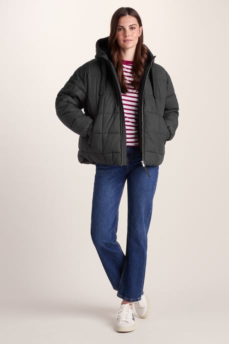 Else Womens Heavy Padded Short Jacket - Black - Image 3