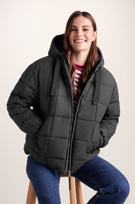 Else Womens Heavy Padded Short Jacket - Black - Image 4