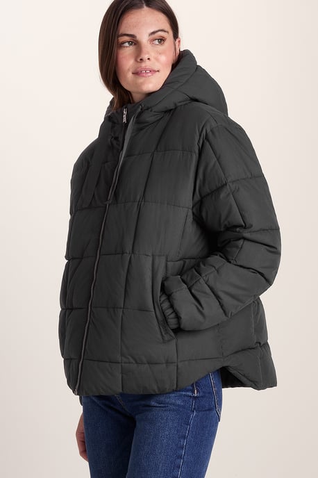 Else Womens Heavy Padded Short Jacket - Black - Image 6